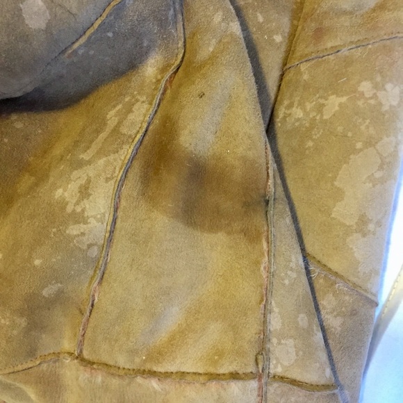 Arden B Shearling Leather Assymetrical Coat - Picture 5 of 8